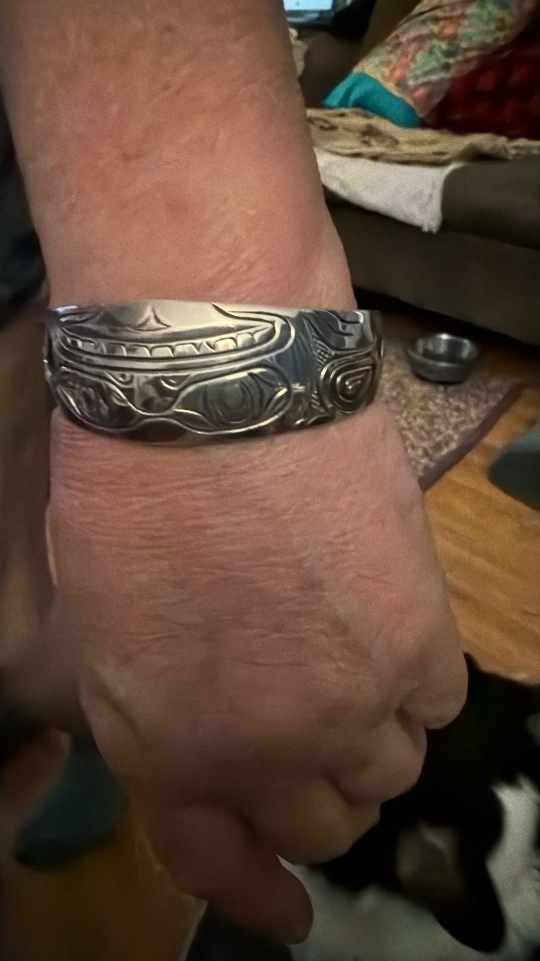 Tlingit Silver Bracelet